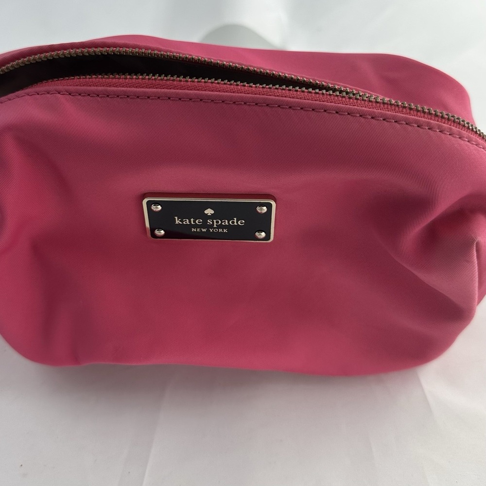 Kate Spade "Chelsea" Medium Hot Pink Makeup Bag